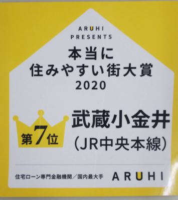 住みやすい街第7位